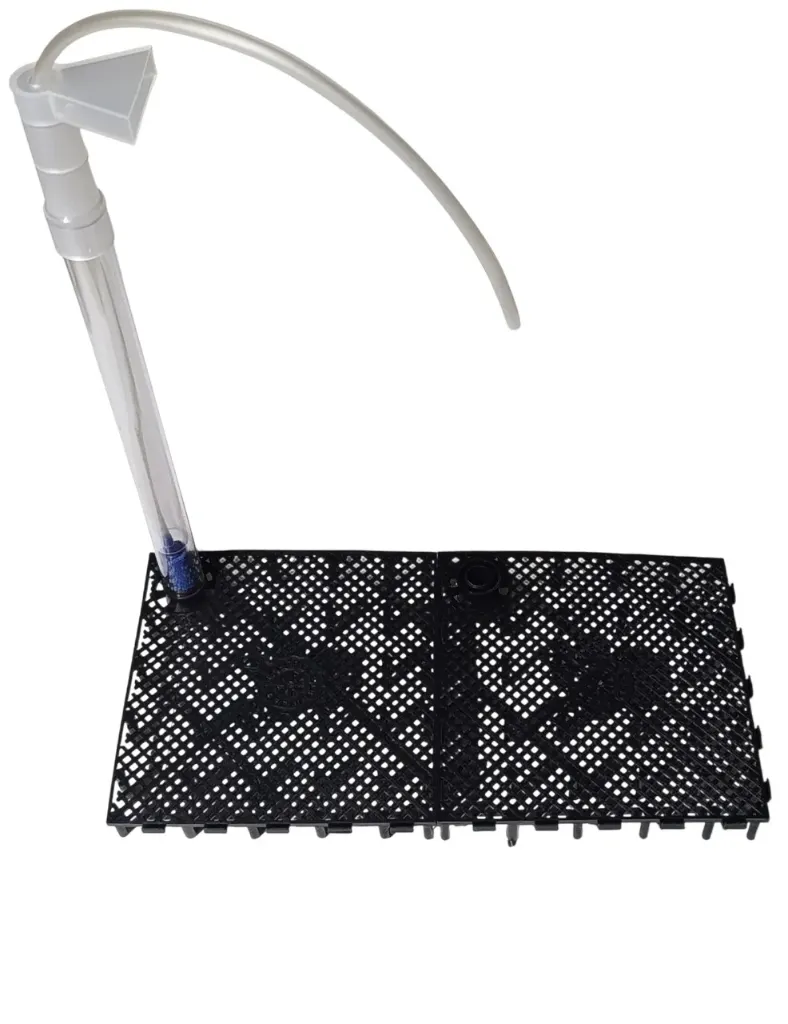 Filtre sous sable 30 x 15 cm – kit complet avec canne de remontée